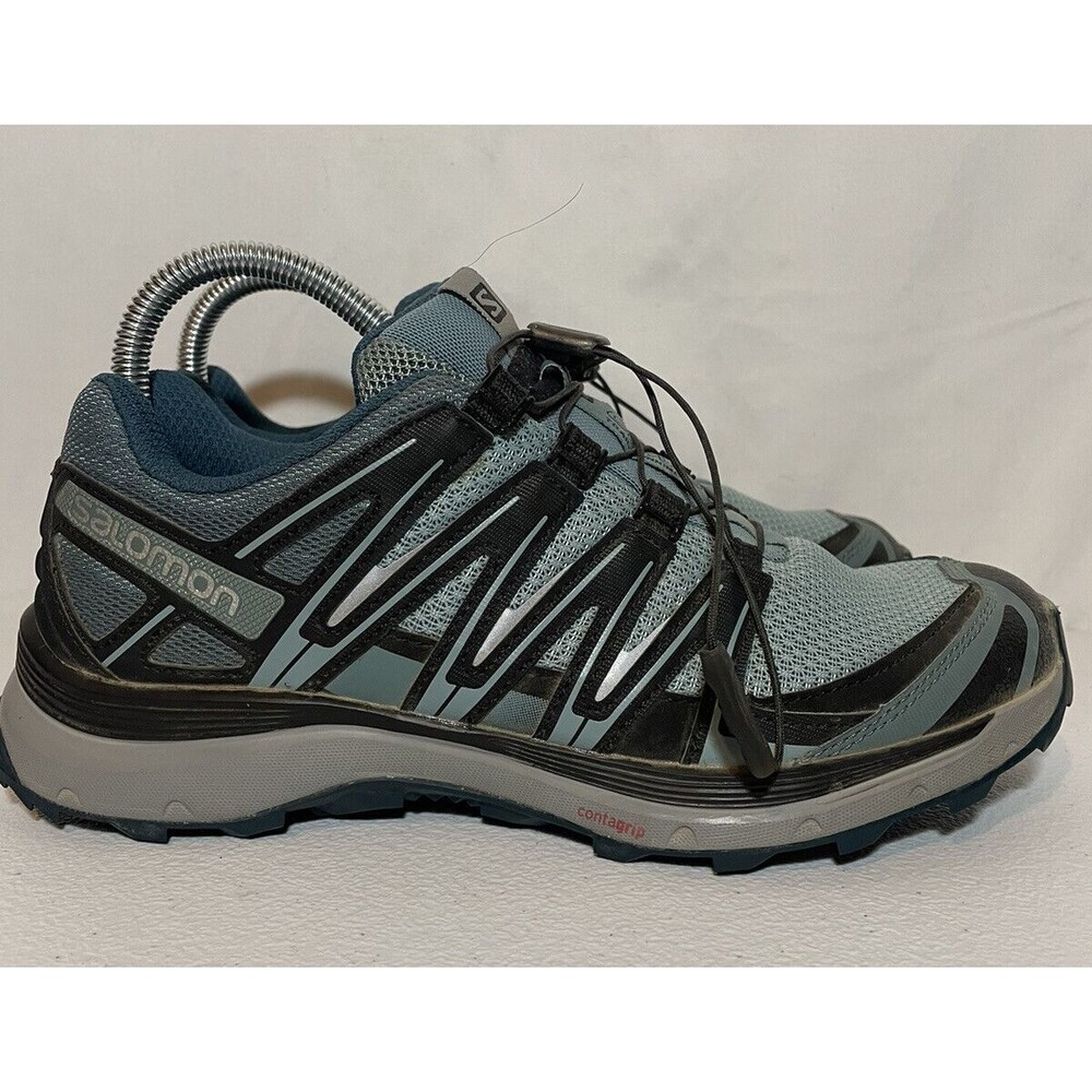 Salomon Womens XA Comp 8 398586 Blue Hiking Running Shoes Sneakers Size 7